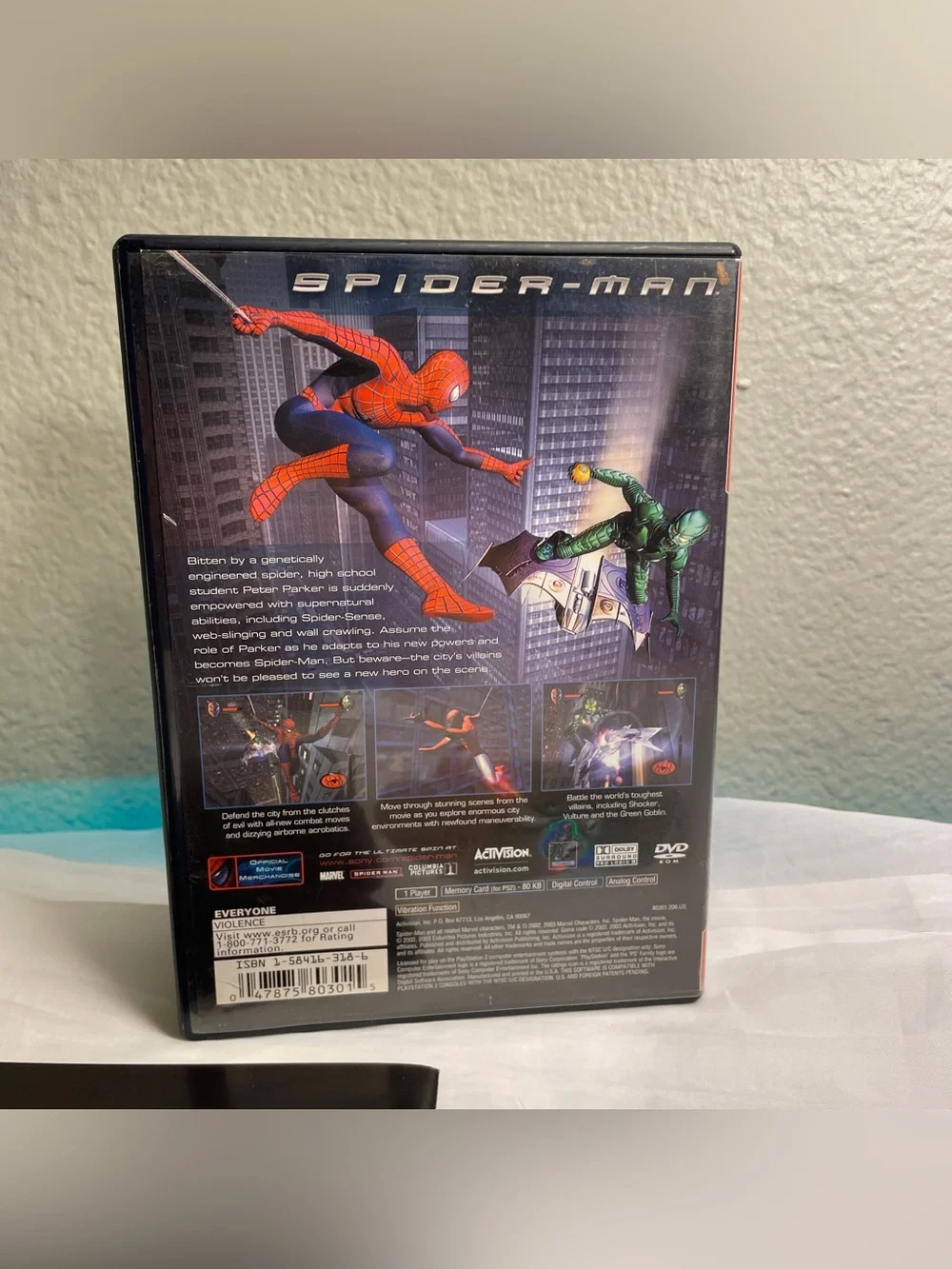 Spider-Man PS2 (Sony PlayStation 2, 2002) PS2 Greatest Hits Tested & Works CIB